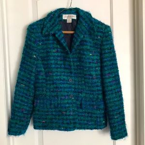 Vintage Colorful Wool / Mohair Jacket Blazer